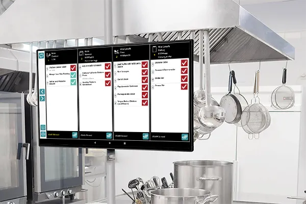 Jasmine Restaurant Management System - Kitchen Data Screen - KDS